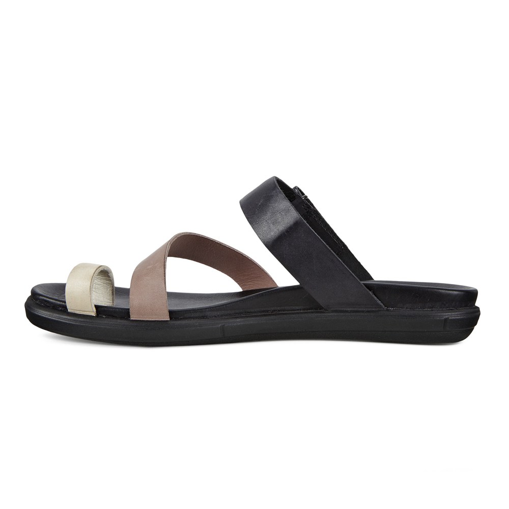 Sandalias Mujer - ECCO Simpil Flat Toe-Loop - Negros - ECJ326045